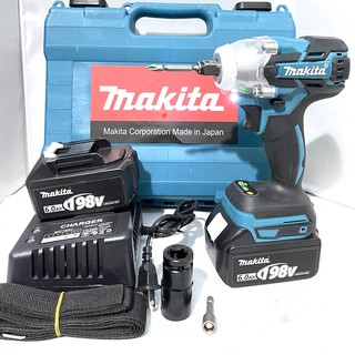 [LOAI 1] Máy Siết Bulong Pin MAKITA 198V  BH 12 Tháng 2 Pin - không chổi than