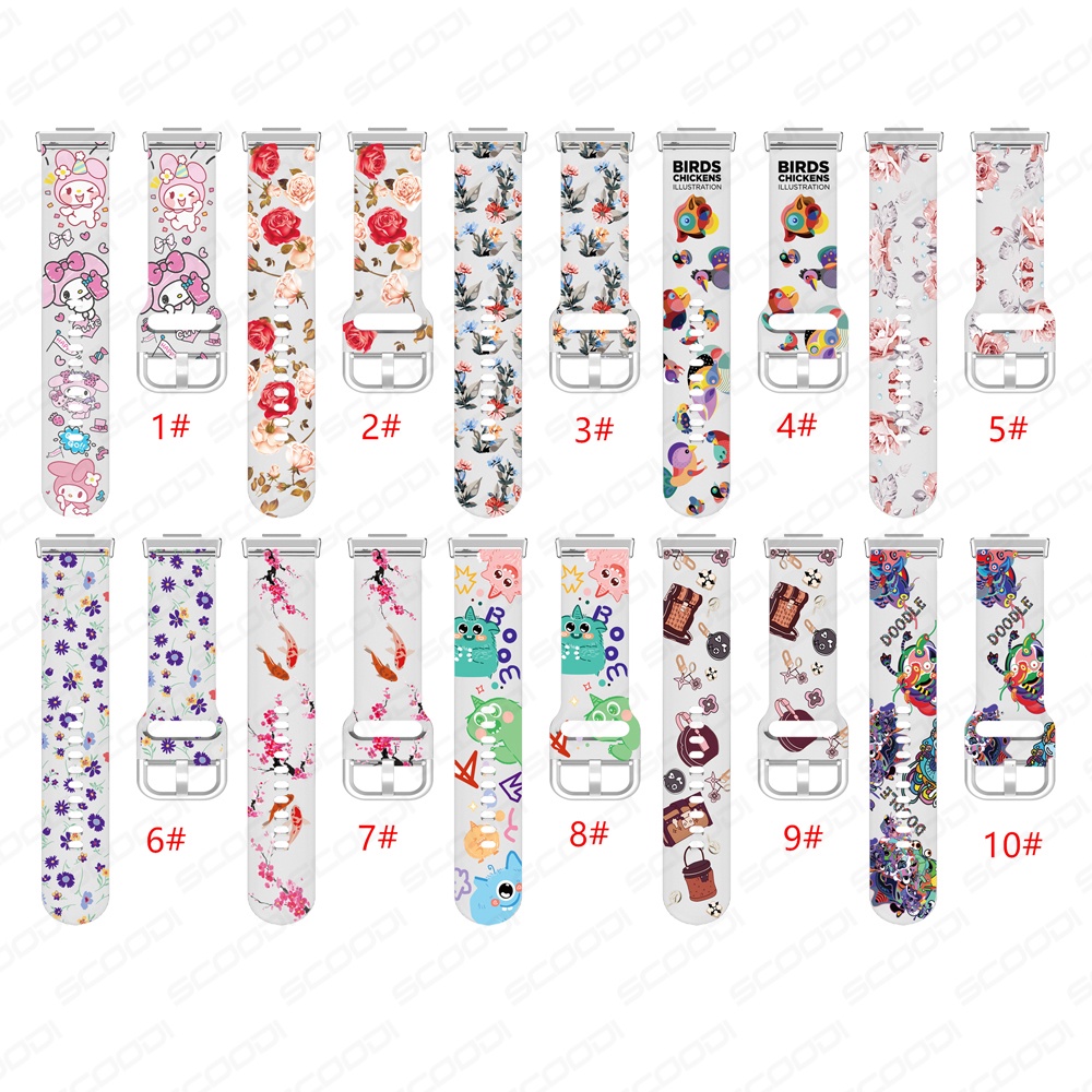 Dây Đeo Silicone Trong Suốt Cho Đồng Hồ Thông Minh Huawei watch FIT 2 / FIT / FIT