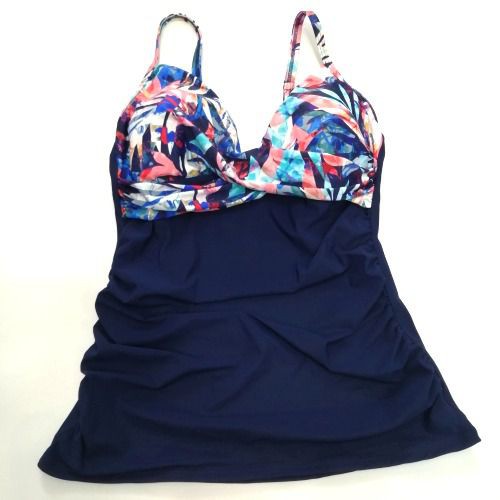 Đồ bơi nữ Gottex hai dây cup ngực nhiều màu phối xanh đen E833-1B39 ( TH8919 )