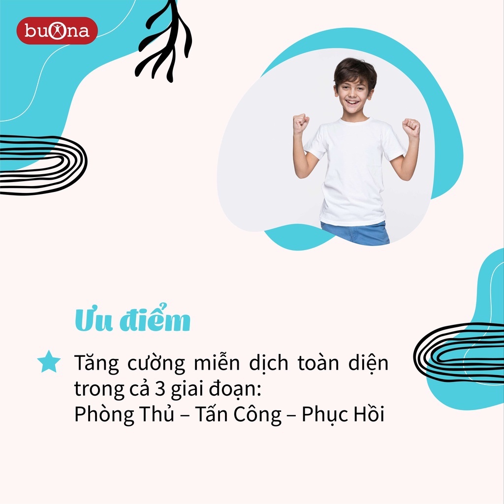 Combo Tăng Đề Kháng Buona Difesa Và Rửa Mũi Cho Trẻ Nghẹt Mũi, Sổ Mũi Buona Nebial 3% – Cho Bé Hô Hấp Khỏe Mạnh