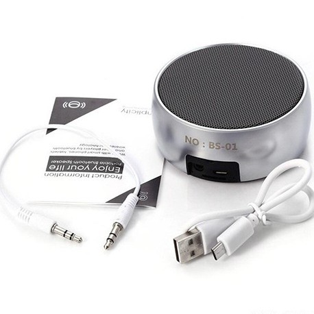 Loa bluetooth vỏ nhôm AKUS BS01 bảo hành 12 tháng 1 đổi 1