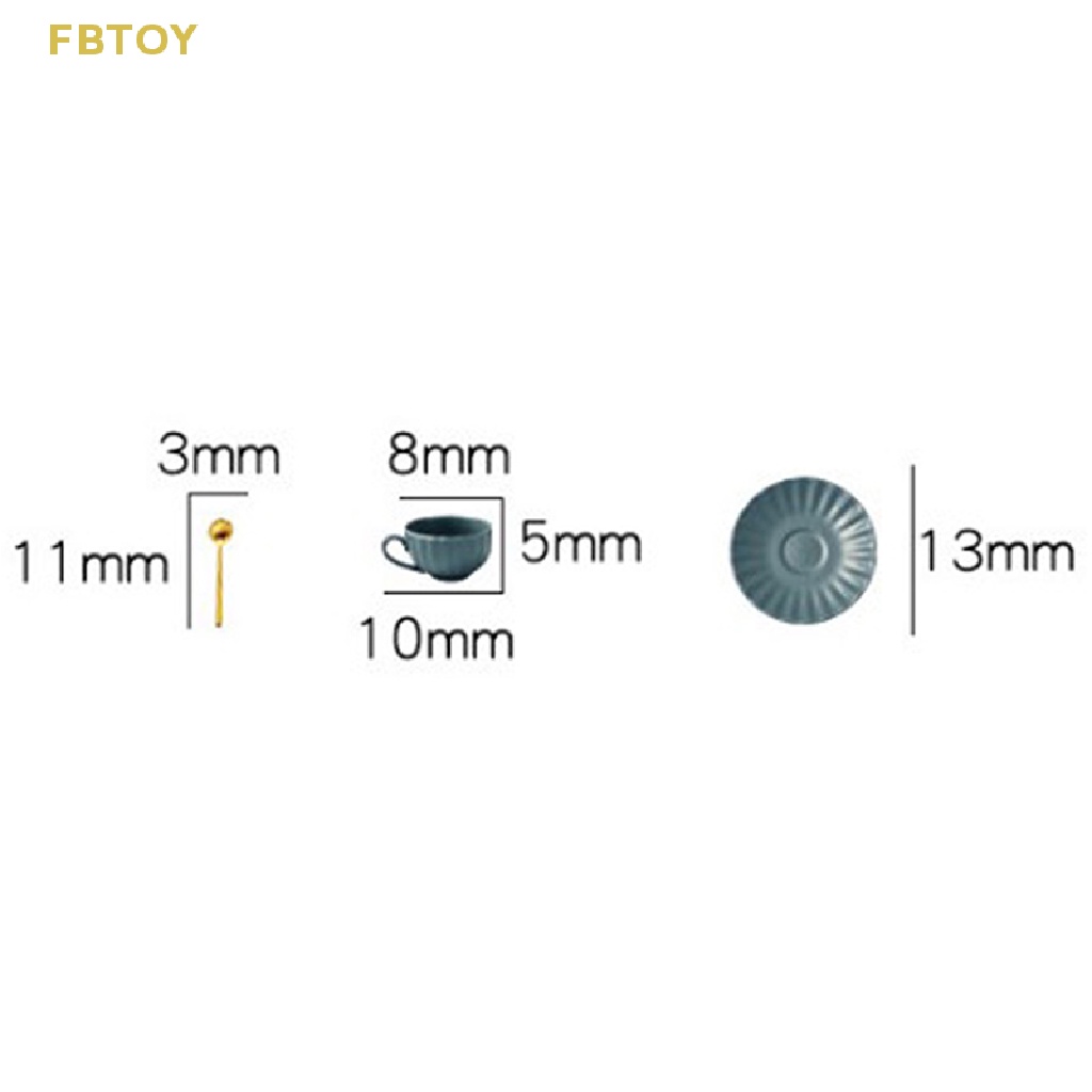 Bộ 3 Muỗng Cà Phê Mini Tỉ Lệ 1: 12 Dùng Trang Trí Nhà Búp Bê