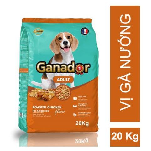 Ganador chó lớn vị gà nướng bao 20kg ( bao gồm 50 gói 400gr)