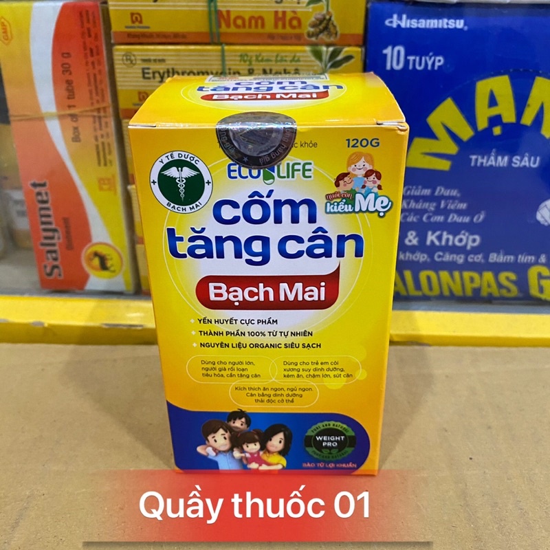 Cốm tăng cân Bạch Mai, tăng cân cho trẻ, tăng hấp thu ở trẻ biếng ăn, chậm lớn - Chính hãng Dược Bạch Mai