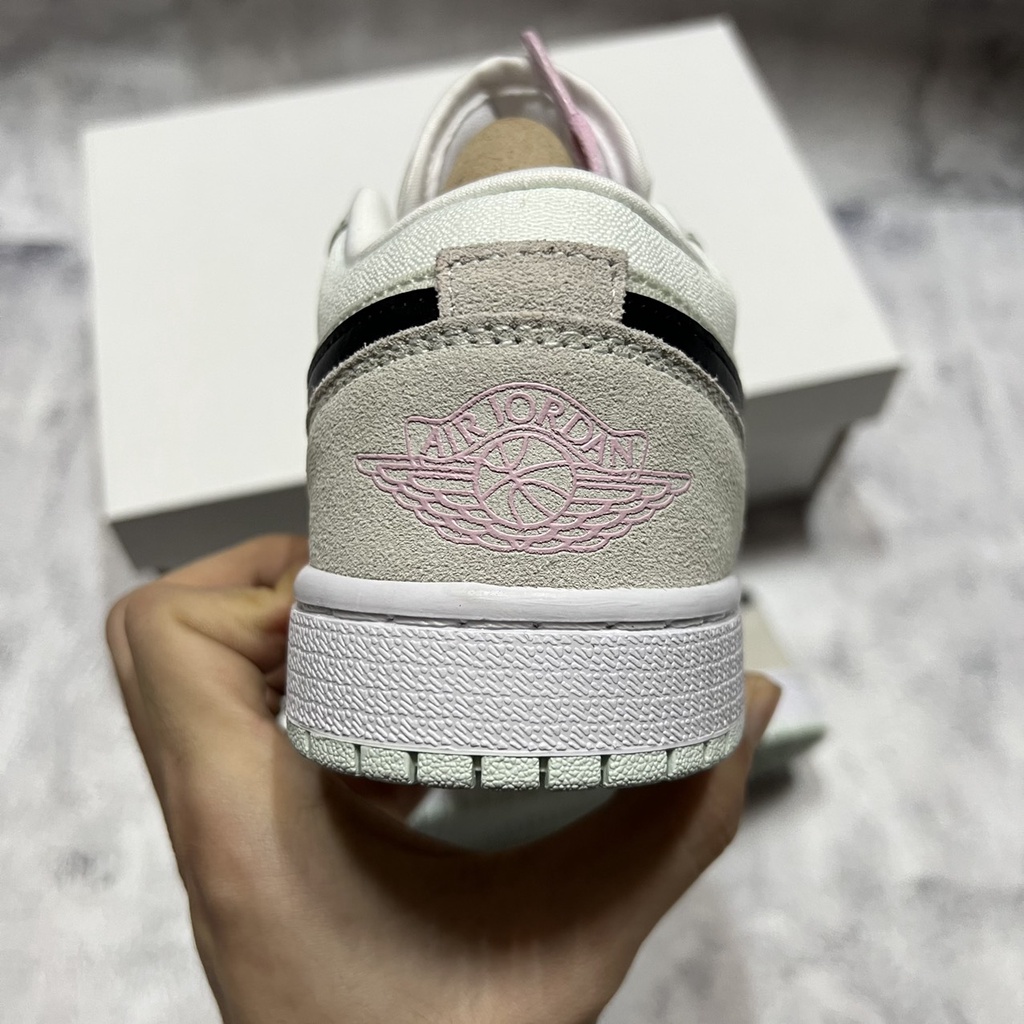 [KELLY SNEAKERS] Giày Thể Thao Jordan 1 Low &quot;Barley Green&quot; Da Lộn Phiên Bản Cao Cấp (Ảnh Thật + Hàng Sẵn)