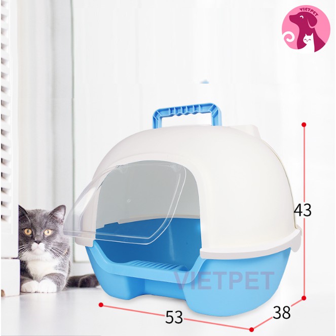 (Loại VIP) Nhà vệ sinh cho mèo - Tặng xẻng