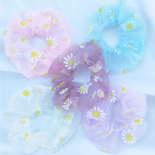 Dây buộc tóc Scrunchies hoa cúc