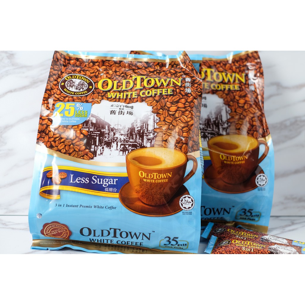 Cà phê trắng OldTown Less Sugar Malaysia | BigBuy360 - bigbuy360.vn