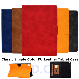 Bao Da Đựng Máy Tính Bảng Màu Trơn Đơn Giản Cho Samsung Galaxy Tab A7 2020 T500 T505 T507 T505N  S7 11" T870 T875 2020