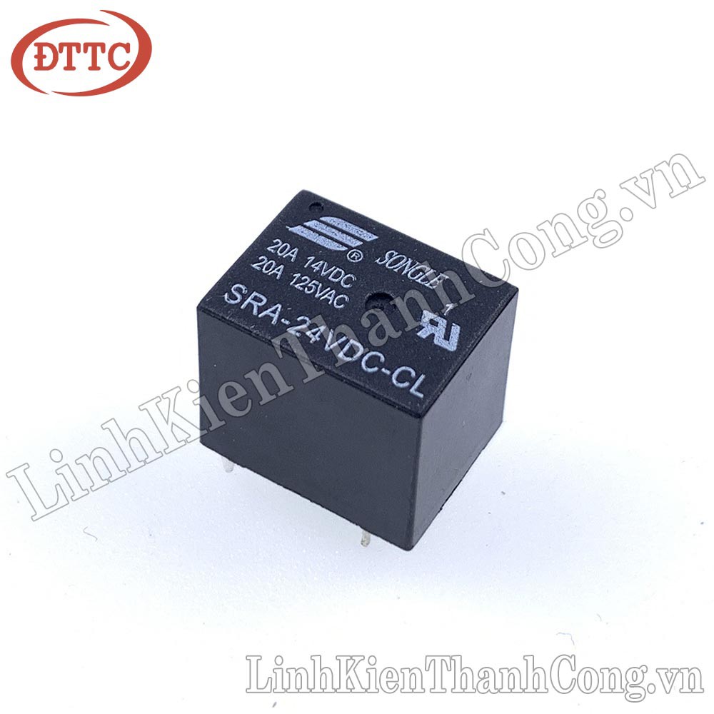 Relay SRA-24VDC-CL 24V 20A 5 Chân