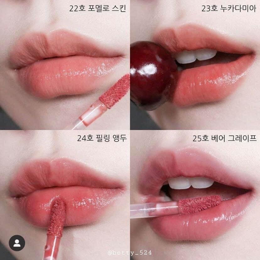 [Màu Mới 22-25] [Bare Juicy Lasting 2021] Son Tint Lì, Lên Màu Chuẩn, Cho Đôi Môi Căng Mọng Romand Juicy Lasting Tint