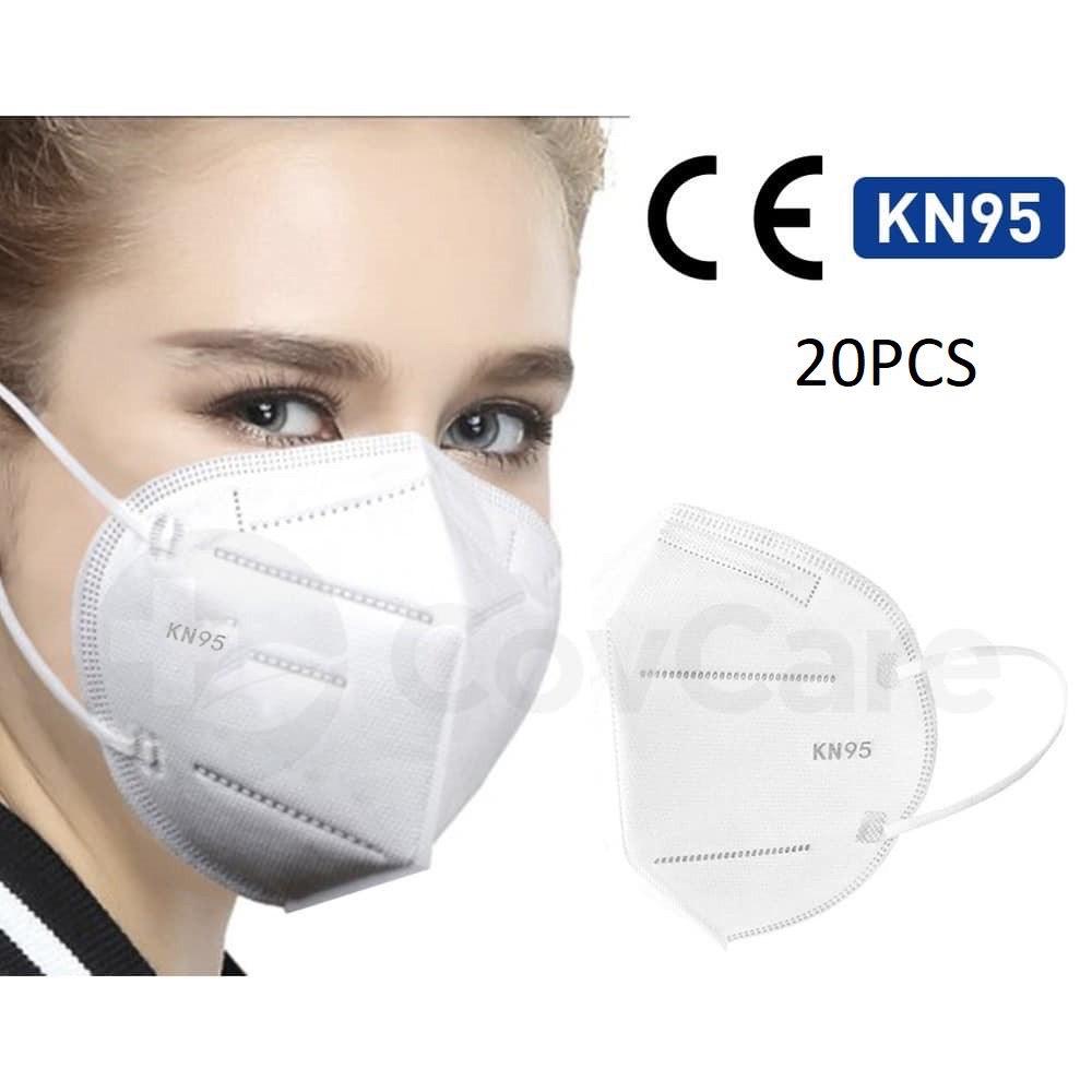 Khẩu trang N95 KN95 không van 5 lớp chống bụi mịn PM2.5 - Hàng Xuất Khẩu