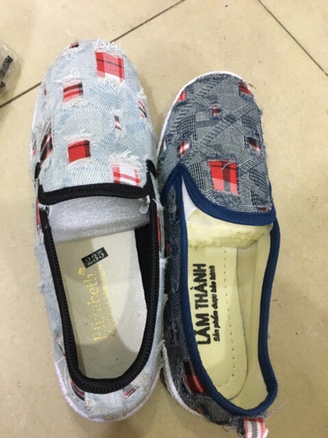 Giày lười jean rách | BigBuy360 - bigbuy360.vn