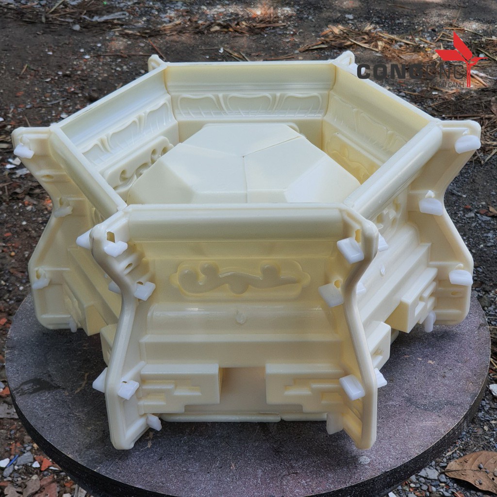 Khuôn Chậu Cảnh ABS, Khuôn Đôn Bệ Lục Giác 45