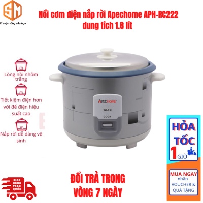 Nồi cơm điện nắp rời Apechome APH-RC222 dung tích 1.8 lít Bảo hành chính hãng 12 tháng