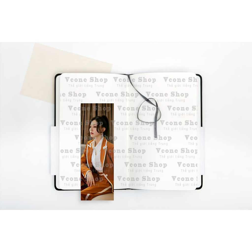 (8 tấm) Bookmark IN HÌNH Hoàng Mộng Oánh 2 mặt idol diễn viên cpop quà tặng xinh xắn