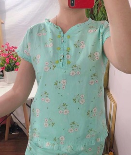Bộ đồ mặc nhà chất siêu mát (ảnh thật)