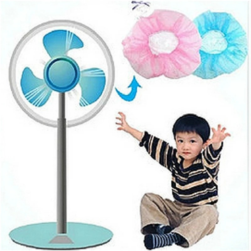Lưới bọc quạt điện giúp bảo vệ an toàn cho bé