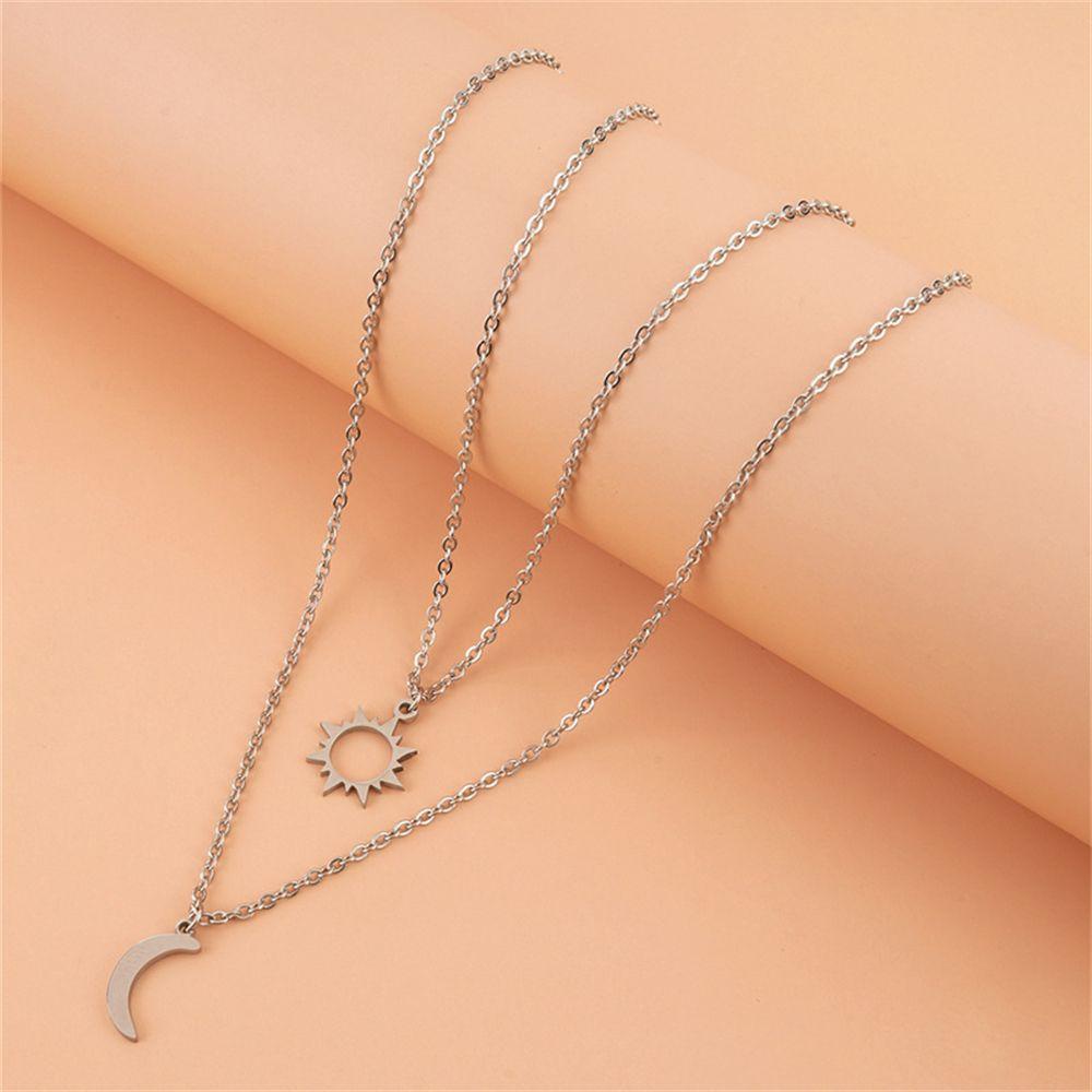 WONDER Vòng cổ Mặt Trăng Và Mặt Trời Cho Nam Nữ