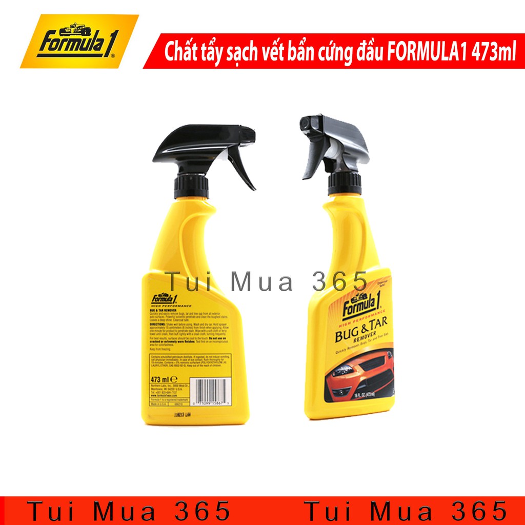 Dung Dịch chất tẩy sạch vết bẩn cứng đầu FORMULA1 cho Oto và xe máy 473ml