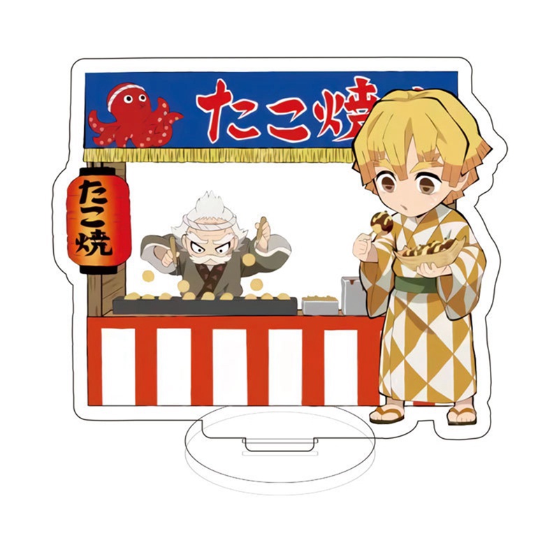 Giá Đỡ Mô Hình Nhân Vật Anime Demon Slayer Kimetsu No Yaiba Tanjirou Nezuko Kích Thước 10cm