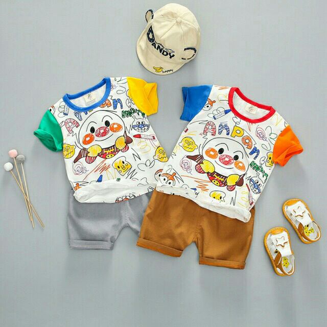 2 sét bộ chú hề bé trai