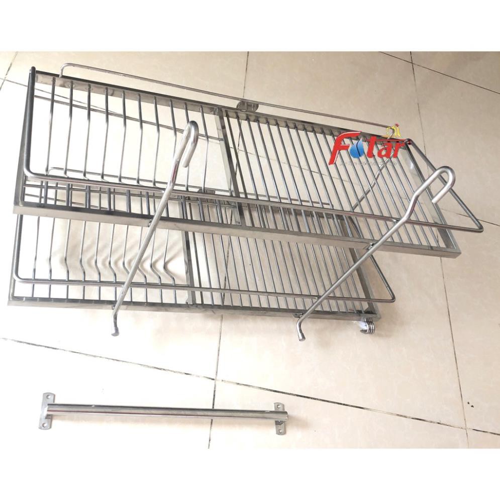 Kệ úp Chén (Bát) Treo Tường Bằng inox 304 Cao Cấp.Kệ đựng để chén bát bằng inox