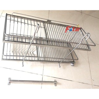 Kệ úp Chén (Bát) Treo Tường Bằng inox 304 Cao Cấp.Kệ đựng để chén bát bằng inox