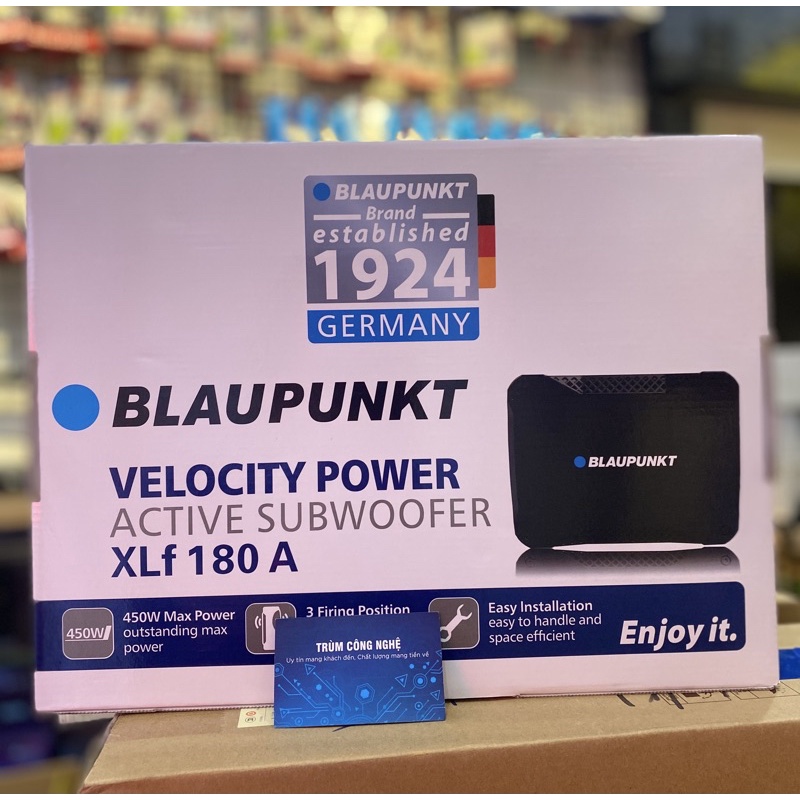 Loa Sub Gầm Ghế BLAUPUNKT XLF 180A , Bass Căng Nghe Nhạc Cực Chất - Loa sub Blaupunkt XLF 180A