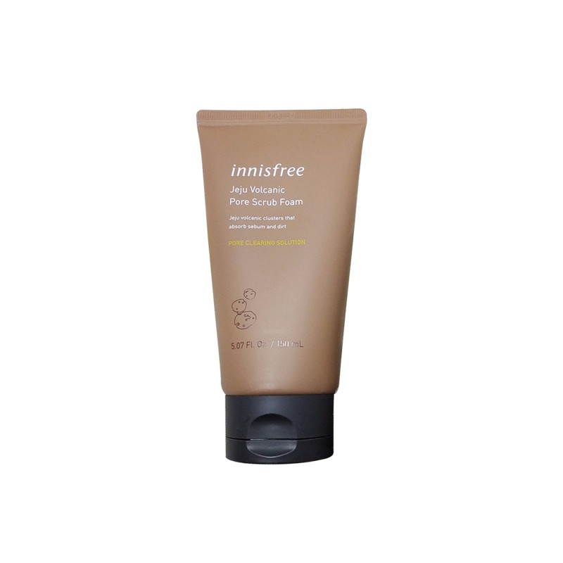 Sữa Rửa Mặt Tẩy Da Chết Innisfree Jeju Volcanic Pore Scrub Foam 150ml