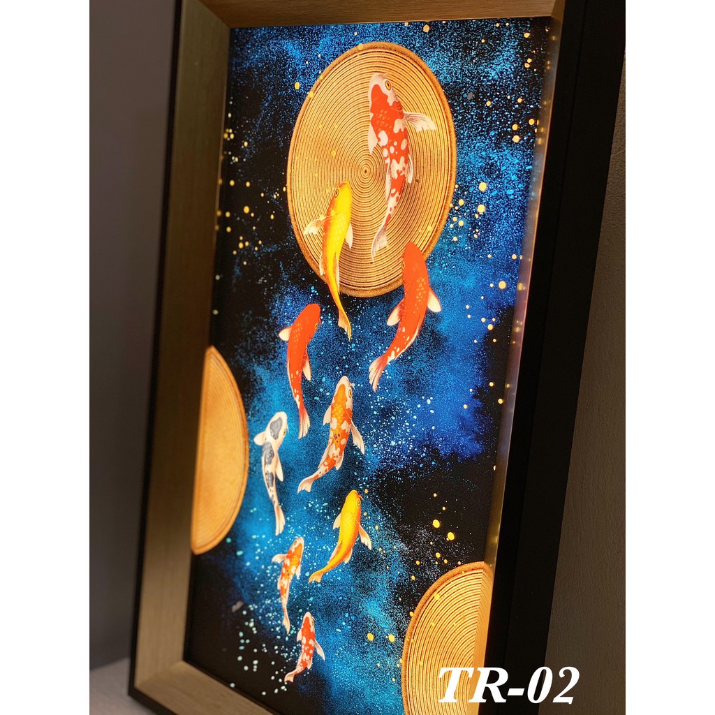 Đèn tranh MONSKY LED nghệ thuật TR-02 độc đáo, tinh tế - 3 chế độ ánh sáng