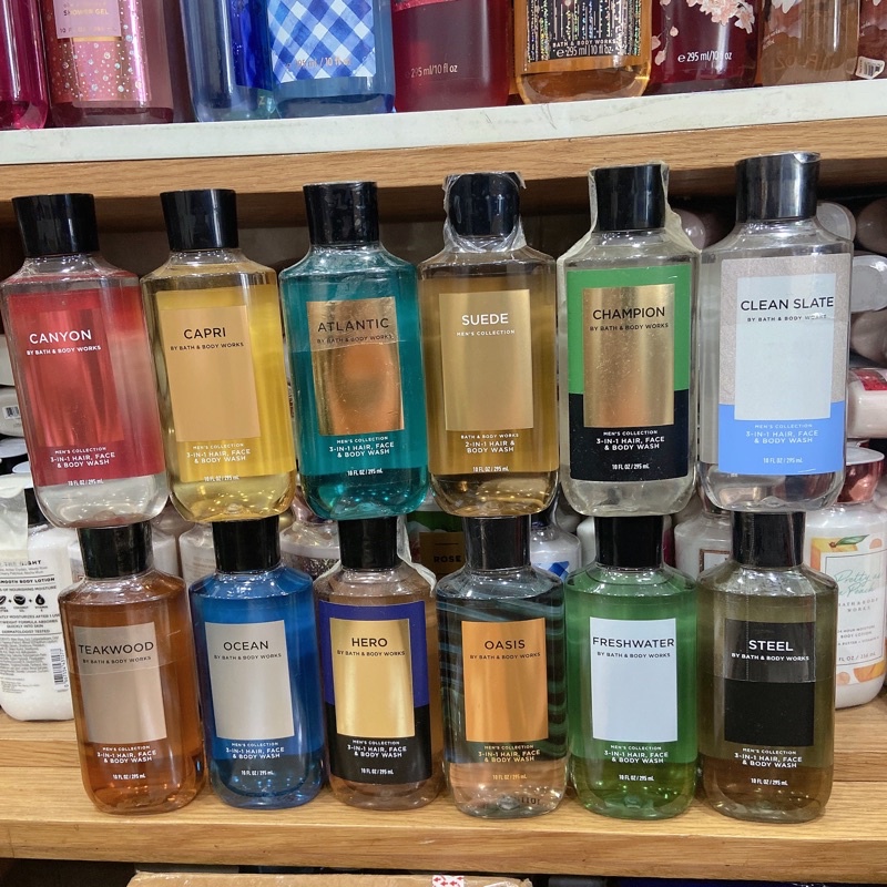 Tắm gội nam Bath &amp; body works