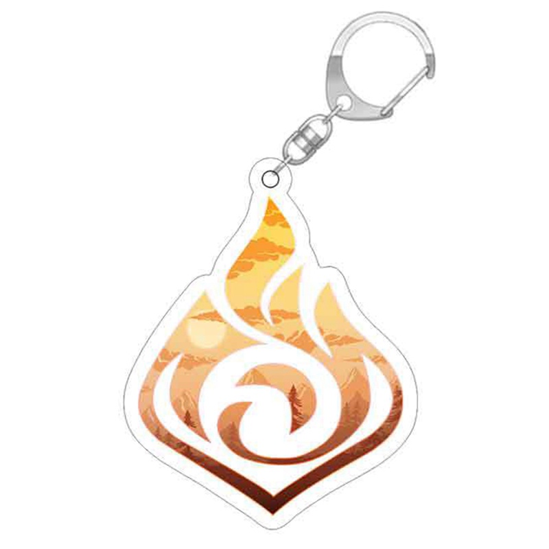 Móc Khóa Acrylic Laser tmdbyx Genshin Va Chạm