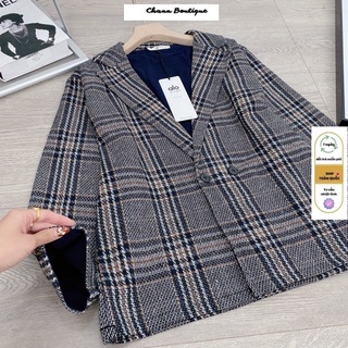 ÁO DẠ. ÁO KHOÁC DẠ CỔ VEST 