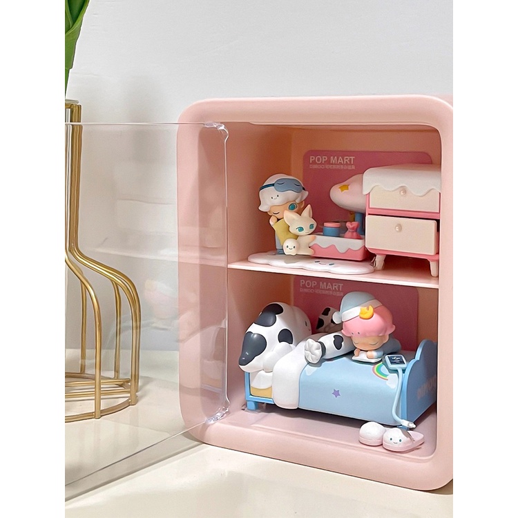 Tủ kệ 2 tầng mini trưng bày mô hình