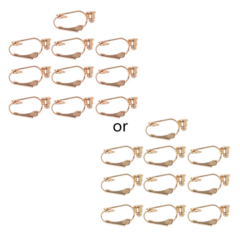 Set 10 Kẹp Cố Định Bông Tai Không Cần Khoan Lỗ Tiện Dụng