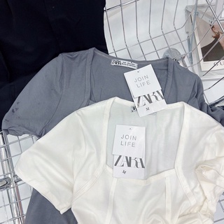 Áo cổ  vuông gân items