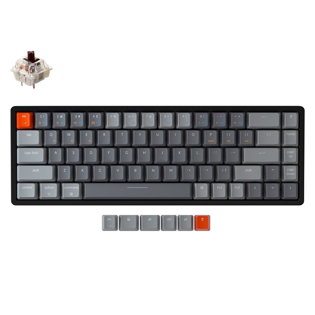 Bàn Phím Cơ Keychron K6 - Nhôm - LED RGB - Hot Swap