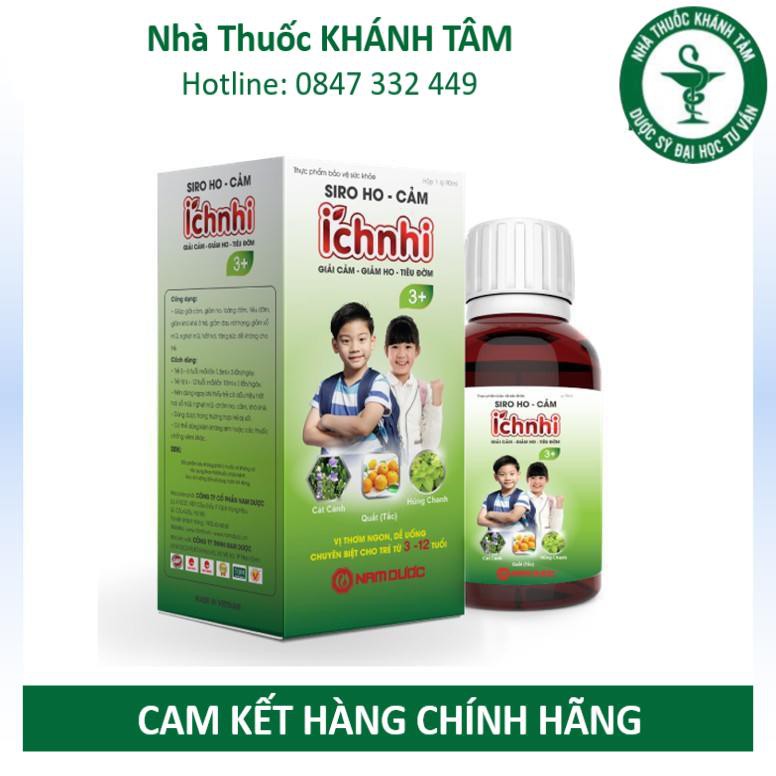 ! Siro ho cảm Ích Nhi - Siro ho Ích Nhi 3+ - Không đường ! !