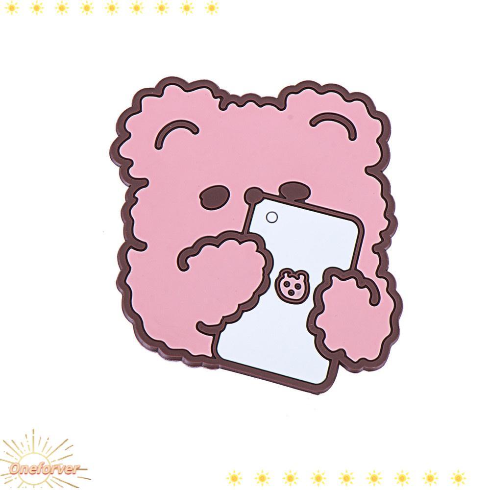 Miếng lót ly chống trượt cách nhiệt kiểu dáng hoạt hình dễ thương