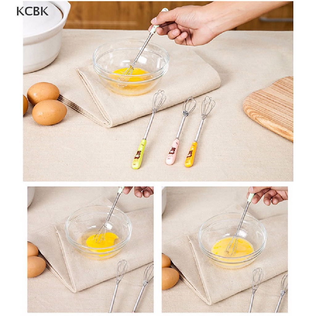 Cây Đánh Trứng Tay Cầm Bằng Thép Không Gỉ Mới
