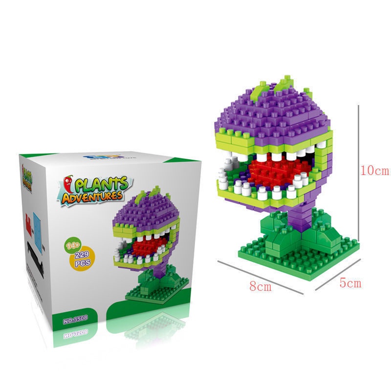 Bộ Đồ Chơi LắP RáP Mô HìNh Plants VS Zombie