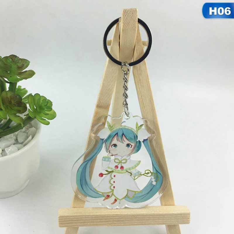 Tmdbyx Móc khóa acrylic hình nhân vật Hatsune Miku đáng yêu dùng làm quà tặng