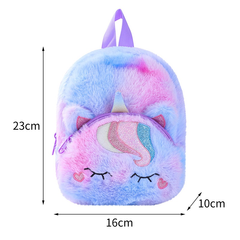 Balo Nhung HìNh NgựA Unicorn Dễ Thương Cho Bé