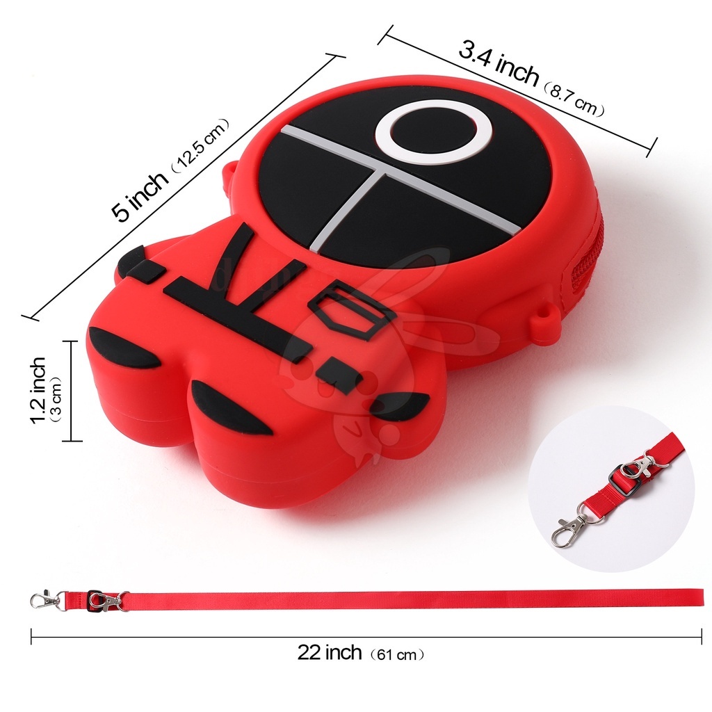 Squid Game Pop ít giá rẻ nhất among us túi đeo chéo phiên bản giải toả căng thẳng cho bé gái Thương Siêu Đáng Yêu Đồ Chơi Cho Bé