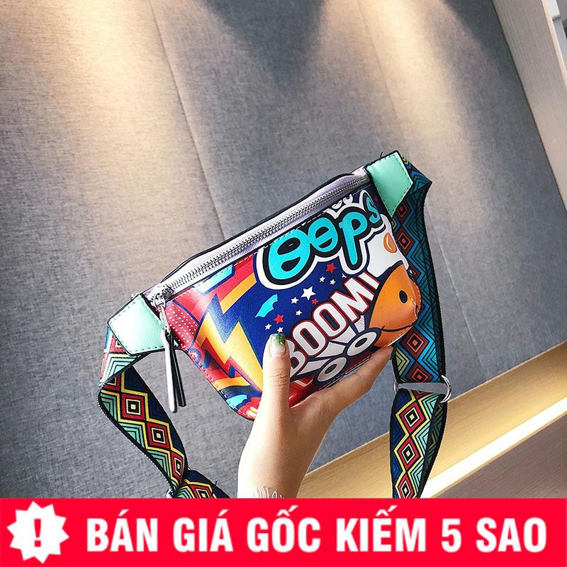 Túi Bao Tử Quai Thổ Cẩm Art Boom 9c Siêu Hot