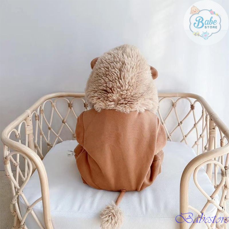 Ủ nỉ bông sư tử cho bé