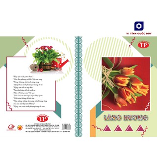Tập Vở 96 trang Tiến Phát Làng Hương 4 ô (giấy định lượng 52gsm, mỏng). Lốc 10 cuốn vở. Dùng cho HS, SV.Vi Tính Quốc Duy