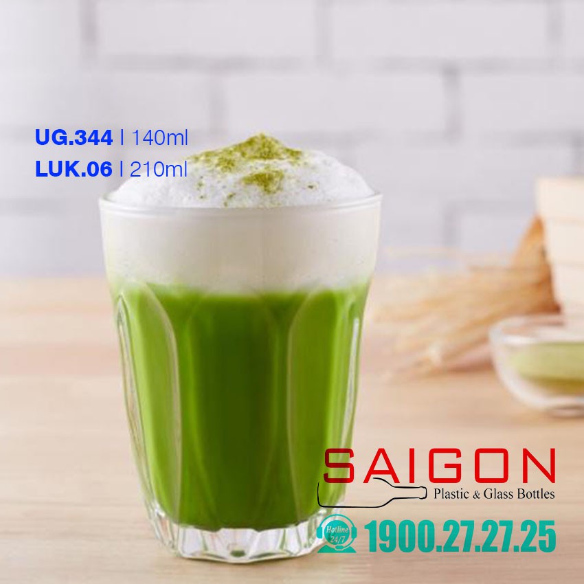 Ly Thủy Tinh Sọc Cao cấp 140ml , 210ml | Nhập khẩu Thái Lan | BigBuy360 - bigbuy360.vn