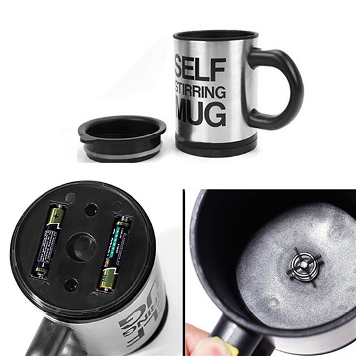 Cốc tự khuấy thông minh - Cốc tự pha cafe Self Stirring Mug